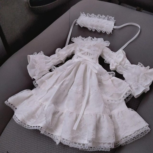 Toys D BJD Babykleidung Prinzessinnenkleid, Grau, Zubehör, ab 3 Jahren - Bild 1