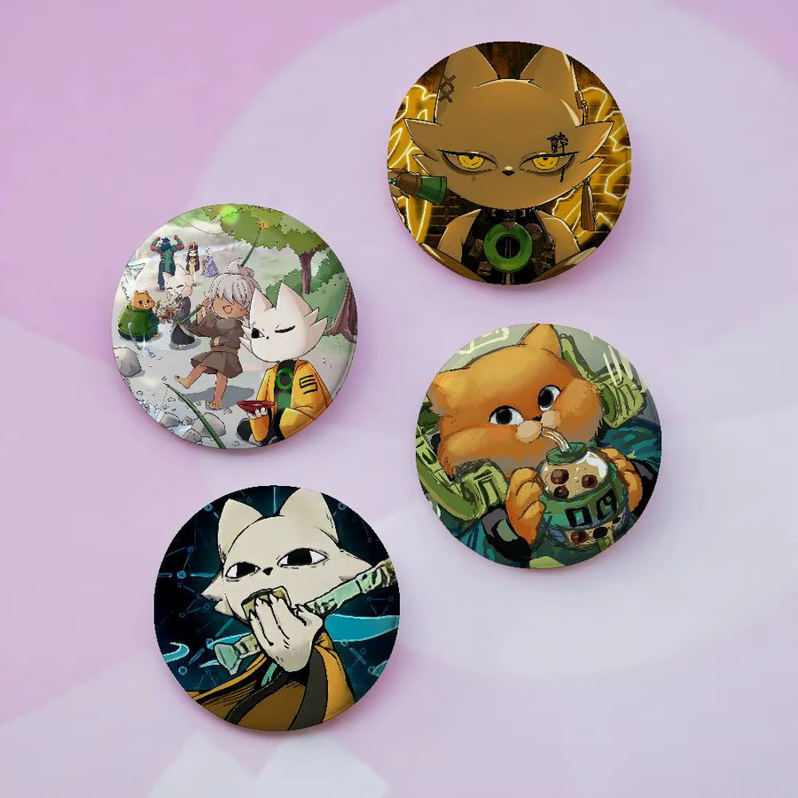 KAYOU Brosche, rund, Ornament-Pin - Bild 2