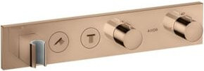 Hansgrohe Axor Select UP-Thermostat Fertigmontageset mit 2 Anschlüssen in Poliertes Roségold - Bild 1