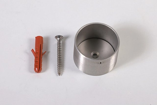 Dieda Wandanschluss aus Edelstahl V2A in Silber für Holzhandlauf Ø 40 mm - Bild 1