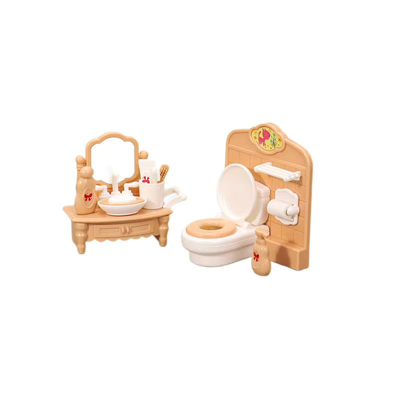 DIAPER&CORED Miniatur-Puppenhaus-Badezimmer-Set, Zubehör, Maßstab 12 - Bild 2