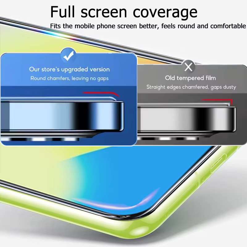 Google Pixel Display Schutzfolie aus gehärtetem Glas, transparent, 1-4 Stück - Bild 2