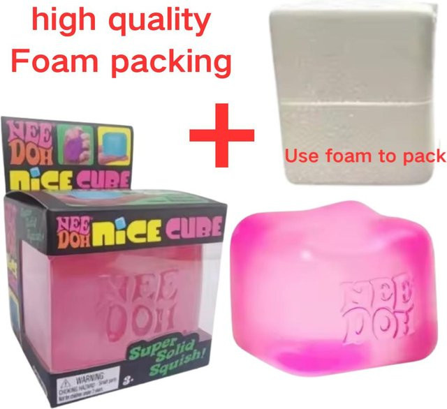 Nee Doh Nice Cube Glitzerwürfel Fidget Blind Box Spielzeug - Bild 1