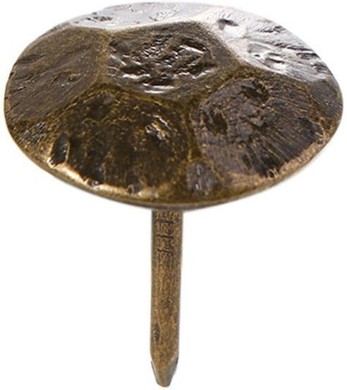 20 Stück Binchi Möbelbeschläge im Vintage Stil aus Bronze und Gold, dekorative Polsternägel im Schildkrötenrücken-Design für Sofa und Schmuckboxen - Bild 1