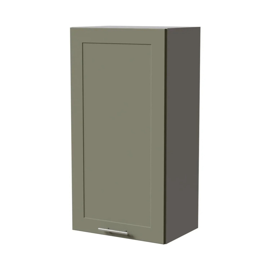 Feldmann-Wohnen Hängeschrank Oslo Küchenschrank in Grau und Reed Green Matt mit Soft-Close-Türen, B/T/H: 50 x 32,5 x 96 cm - Bild 2