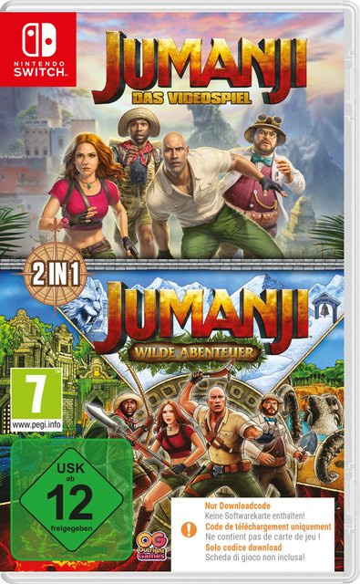 Jumanji 1+2 Compilation Nintendo Switch Action Spiel USK 12 - Bild 1