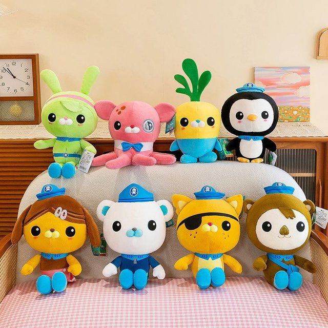 Potdemiel Octonauts Plüschtier, Barnacles Kwazii Peso, 30 cm - Bild 1