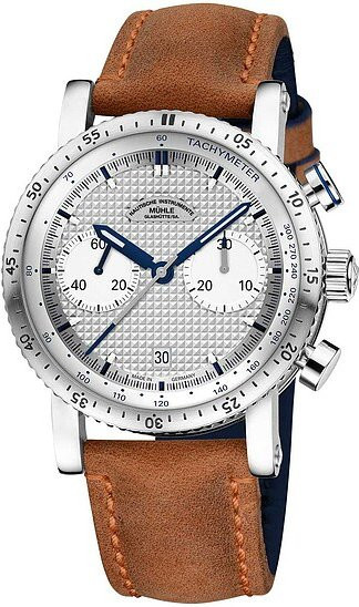 Mühle Glashütte Chronograph, Automatik, Edelstahl, 42,6 mm, Herren - Bild 1