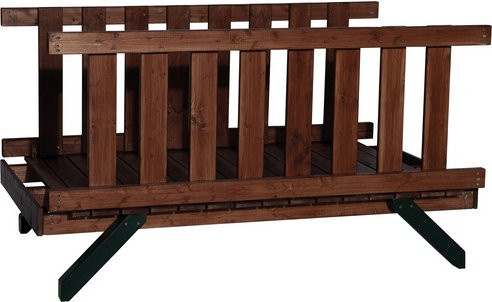WEKA Verbindungsbrücke in Natur und Beige, B/H/T: 107 x 7 x 164 cm - Bild 1