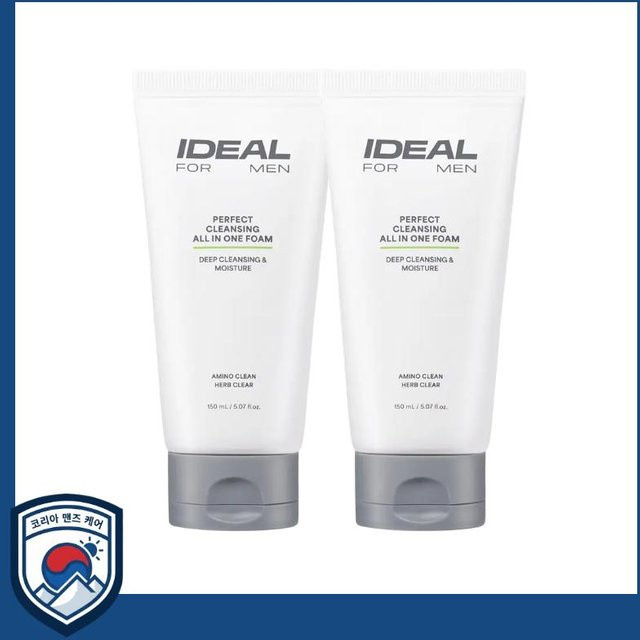 Ideal Standard Reinigungs-Schaum für das Gesicht, 2x 150 ml, Herren - Bild 1