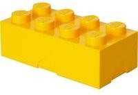 LEGO Lunch Box gelb, stapelbare Aufbewahrungsbox aus Kunststoff mit Fächern - Bild 1