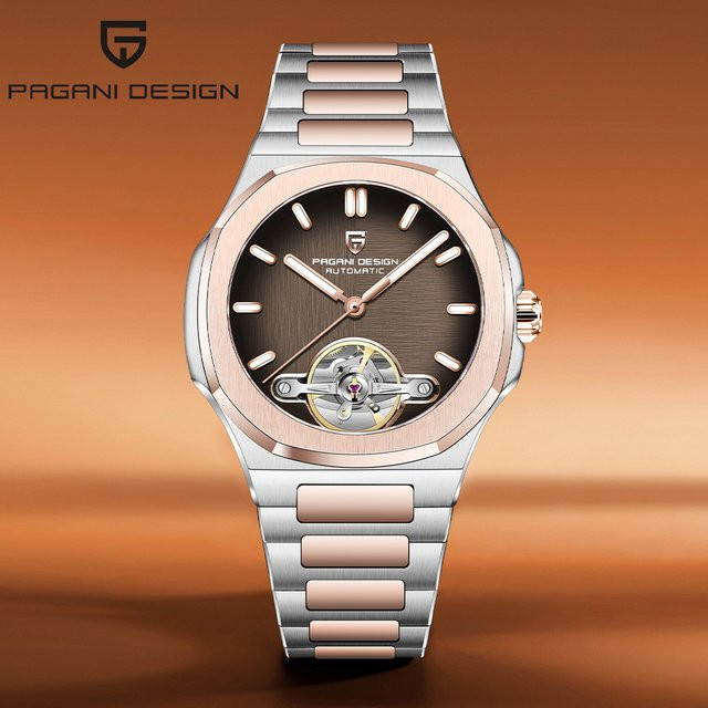 Pagani Design Armbanduhr, Automatik, Edelstahl, Saphirglas, Herren - Bild 1