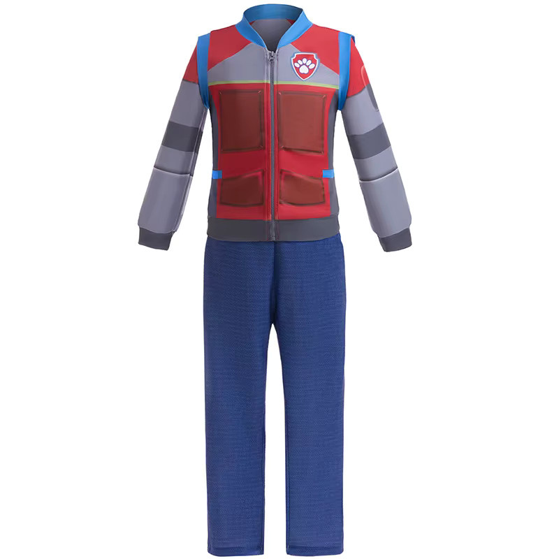 keaiyouhuo Paw Patrol Ryder Cosplay-Kostüm, Mantel und Hose, Blau - Bild 2