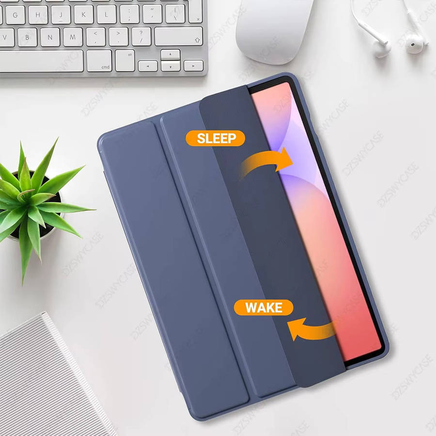 Samsung Schutzhülle für Galaxy Tab S10, S9 FE, S10 Lite (10,9 Zoll) und S9 (11 Zoll) in Blau mit automatischer Sleep/Wake-Funktion - Bild 3