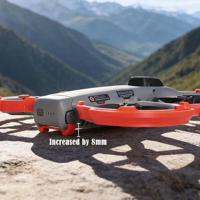 DJI Avata 360 Landegestell-Erweiterungen in Schwarz – Erhöhte Drohnenbeinschützer als kratz- und schmutzabweisende Stützfüße - Bild 1