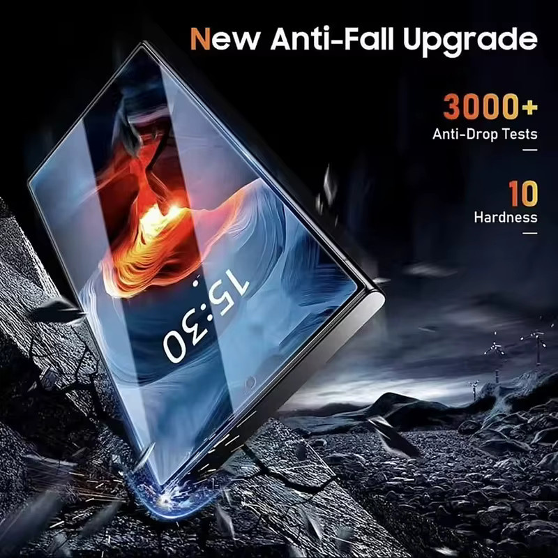 5er Pack Displayschutzfolie aus Glas mit oleophober Beschichtung für Samsung Galaxy S21 S22 S23 S24 S25 Ultra und S24 Plus in Transparent - Bild 3
