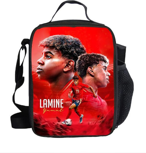 Fancy Style Studio L-Lamin Yamal Isolierte Lunchbox, rote Auslaufsichere Thermotasche für Lebensmittel - Bild 1