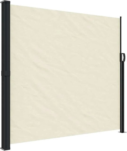 Furnicato Seitenmarkise ausziehbar in Creme/Beige aus Polyester mit Stahl und Aluminium, B/H: 300 x 180 cm - Bild 1