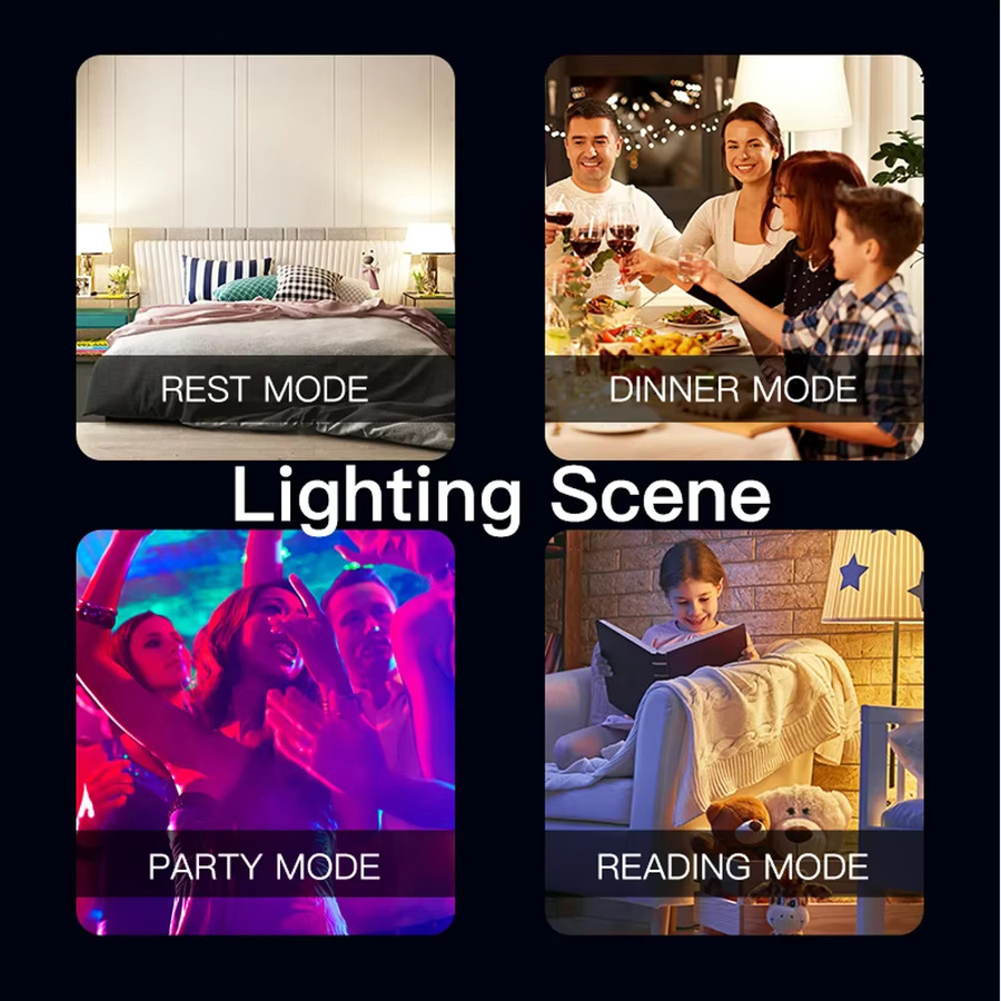 MOES Smart LED-Glühbirne GU10 mit Tuya ZigBee und WIFI, RGBW dimmbar, Weiß, Sprachsteuerung für Alexa und Google Assistant via Smart Life App - Bild 3