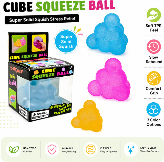 Needoh Grape Magic Cube, Stressabbau-Spielzeug - Bild 1