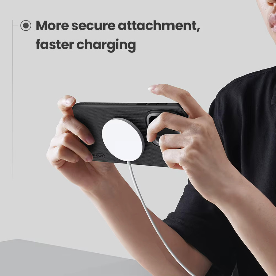 Nillkin Magnethülle Super Frosted Shield Pro für OPPO Find X9 5G in Schwarz mit MagSafe Vollschutz - Bild 5