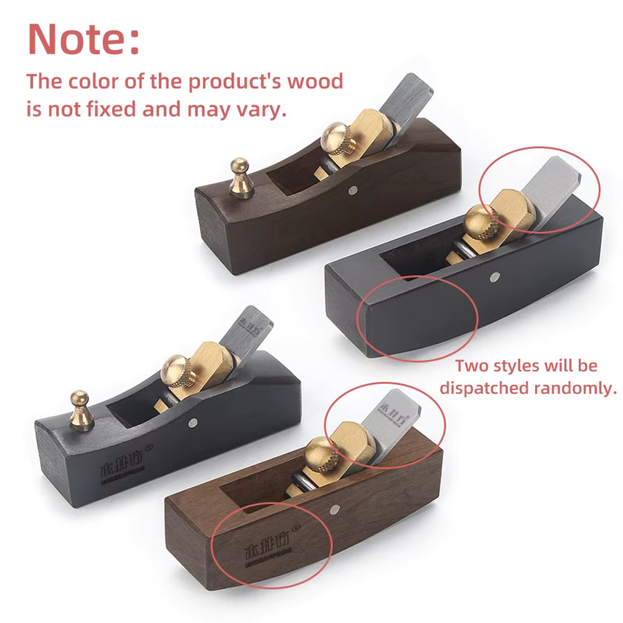 QJH Professioneller ovaler und flacher Lederabstreifer aus Holz für DIY-Lederhandwerk und Ebenholz-Kantenstanze - Bild 2