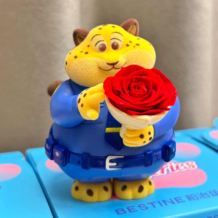 Disney Flower Animal City Eternal Flower Blind Box, Spielzeug, Judy Nick Modell - Bild 2