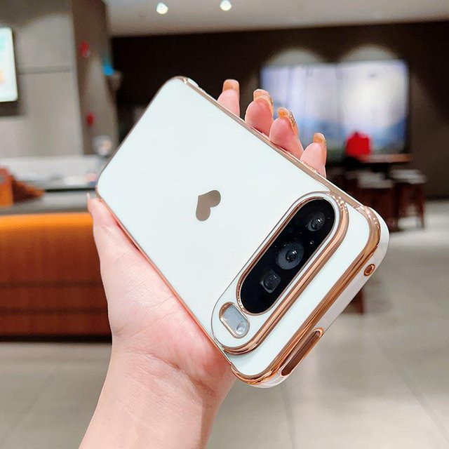 Stoßfeste TPU Silikon Hülle mit Liebesherz Eckpolster für Google Pixel 9 Pro XL, 8, 8A und 7A in Weiß - Bild 1