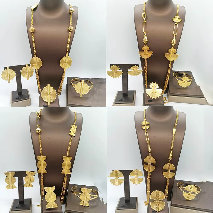 YM Schmuckset, Gold, Damen, Geometrie - Bild 1