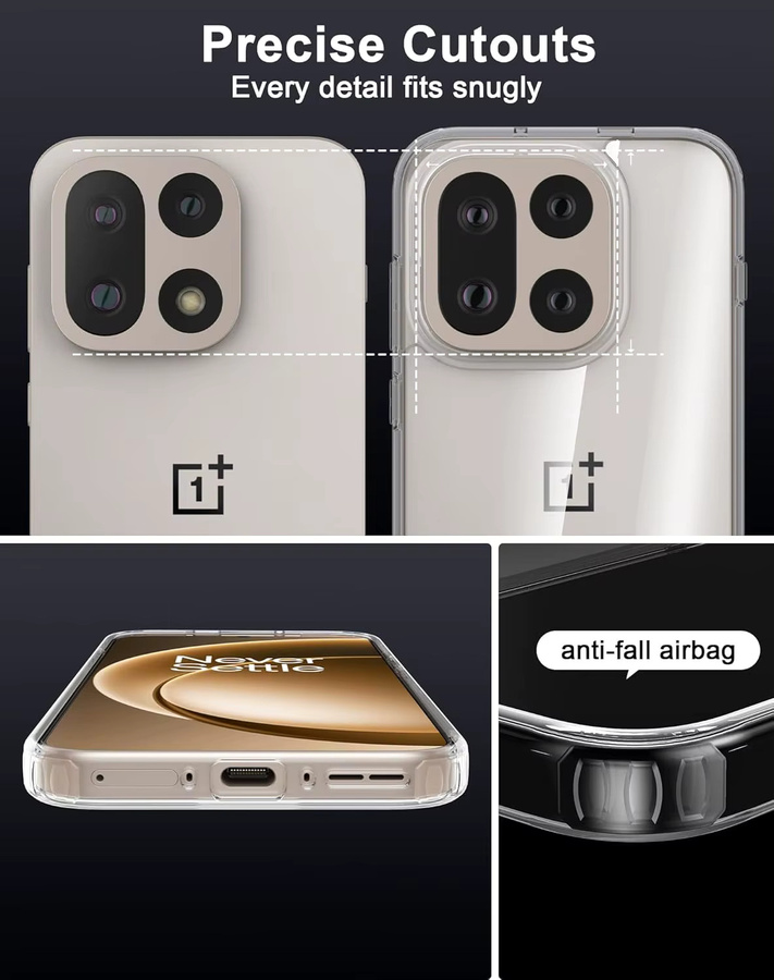 Transparente TPU Stoßfeste Schutzhülle für OnePlus 15, OnePlus 13 und Nord4 - Bild 4