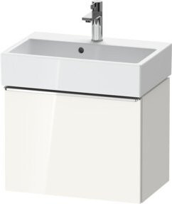 Duravit Waschtischunterschrank D-Neo Compact, wandhängend, weiß glänzend, B/T/H: 58,4 x 37,2 x 44 cm - Bild 1