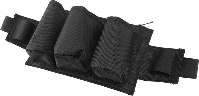 Koogeelife Werkzeuggürteltasche aus wasserdichtem Oxford-Gewebe mit 3 Taschen in Grau und Schwarz - Bild 1