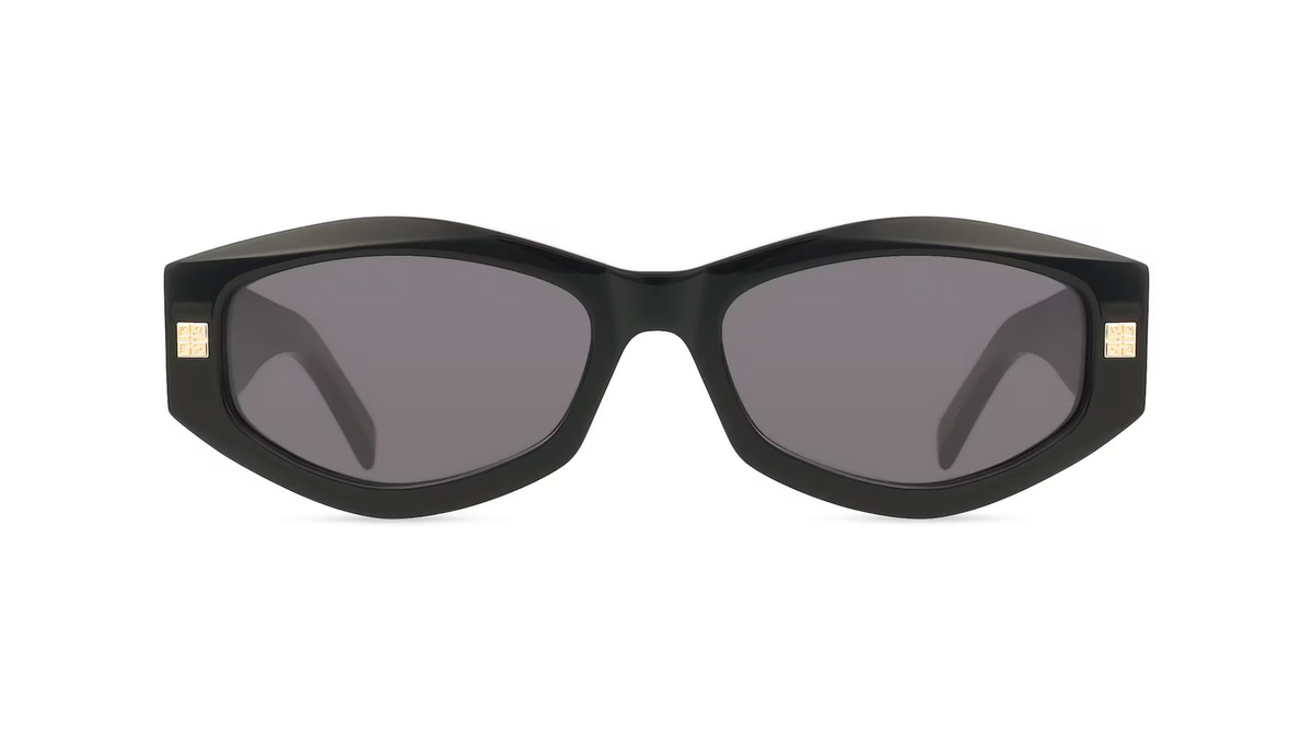 Givenchy GV40062I Sonnenbrille Damen, Vollrand, hexagonal, Acetat, schwarz - Bild 1
