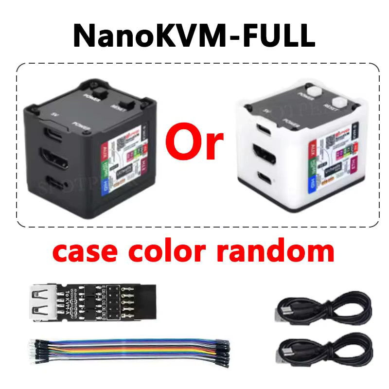 Sipeed NanoKVM KVM-Steuerung mit LicheeRV Nano RISC-V für Remote Power und OS Control in Weiß - Bild 2
