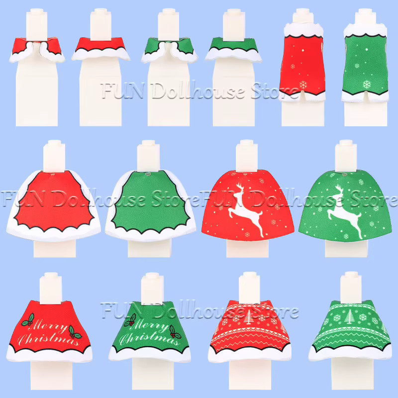 BRICKPANDA Weihnachts Baustein Set mit Schneemann, Elf, Soldat und Rentier in Mehrfarbig - Bild 2
