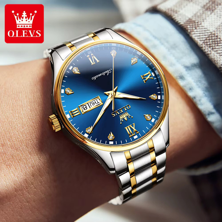 OLEVS Armbanduhr, Automatik, Edelstahl, Herren - Bild 4