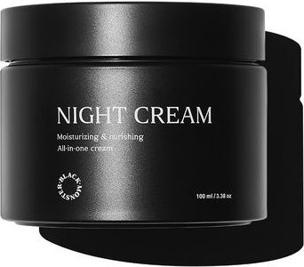 Black Monster Nachtcreme für das Gesicht, Niacinamid, Hyaluronsäure - Bild 1