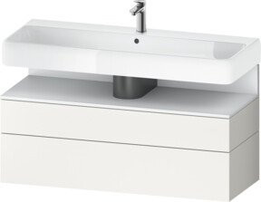 Duravit Waschtischunterschrank Qatego in Weiß, B/T/H: 119 x 47 x 59 cm - Bild 1