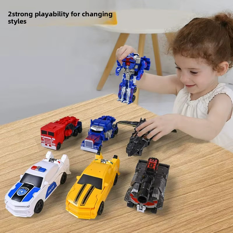 MYJCK Transformation Auto Anime Roboter, Action Figur, Blau, Bunt / Mehrfarbig - Bild 3