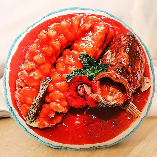 Flusskrebs Kissen Plüschtier, 30cm, Rot - Bild 1