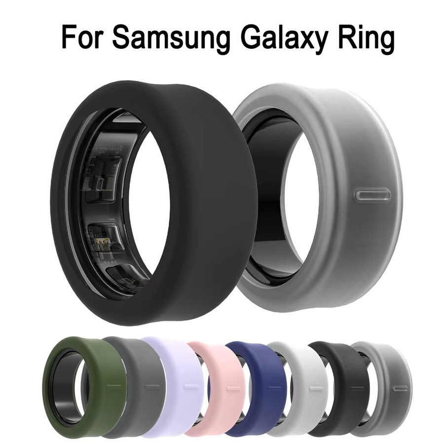 xDfind Silikonhülle für Samsung Galaxy Ring in Schwarz, kratzfeste und weiche Schutzhülle - Bild 6