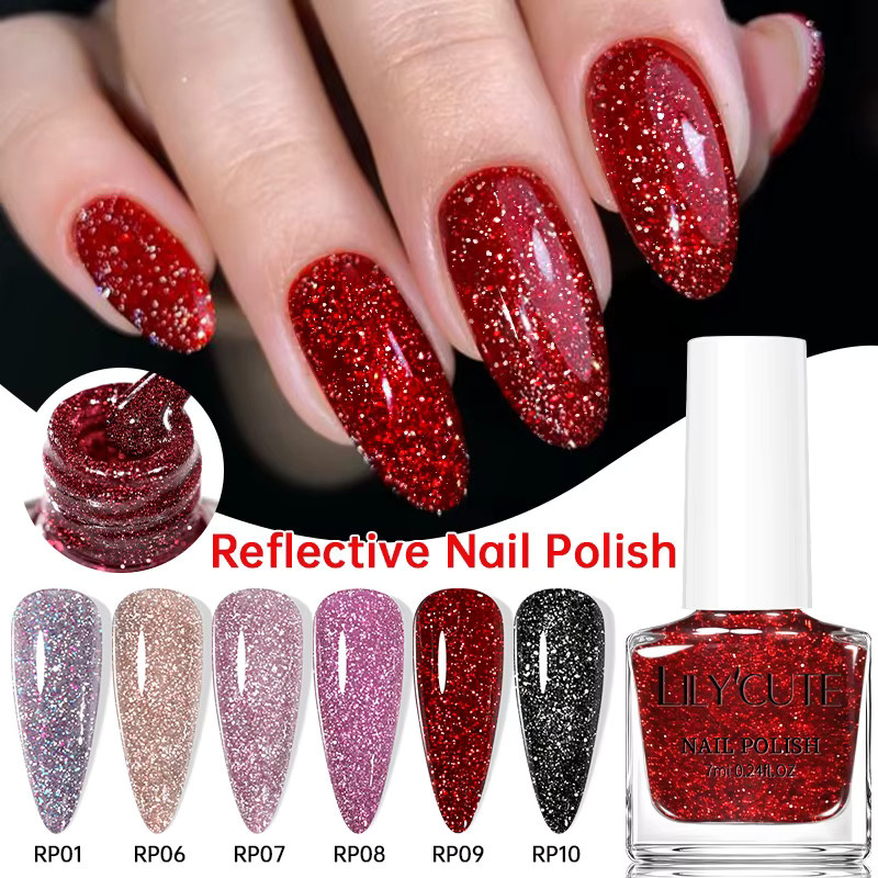 LILYCUTE Chic New Gel Nagellack, Glitter, Glänzend, 7 ml - Bild 2