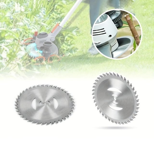 LUSQI Gras Trimmer Kopf Klinge als Holz Pinsel Cutter Disc für Rasenmäher und Garten Power Werkzeuge zur Unkrautbekämpfung - Bild 1