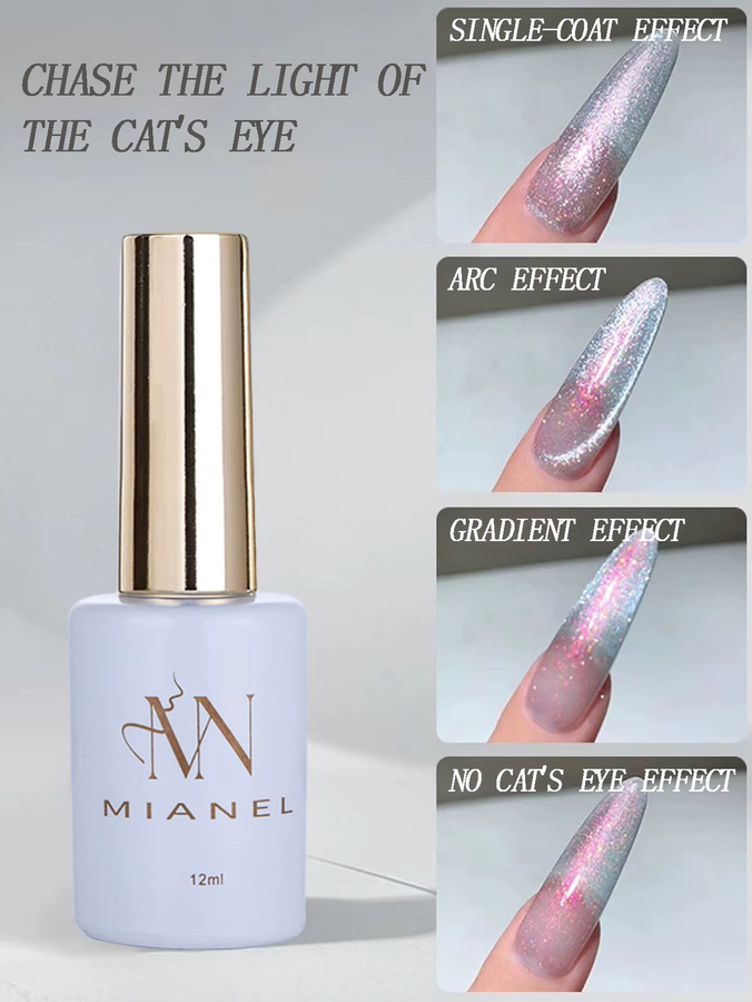 MIANEL Luna Opal Brocade Gel-Nagellack, 12 ml, Glänzend - Bild 2