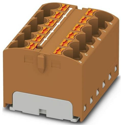 Phoenix Contact Verteilerblock 3273822 Braun 8er-Set mit Schraubanschluss - Bild 1