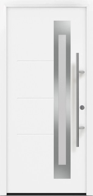 EcoStar Haustür Isopro IP 780S in Verkehrsweiß mit Anschlag Rechts, B: 110 cm, H: 210 cm - Bild 1