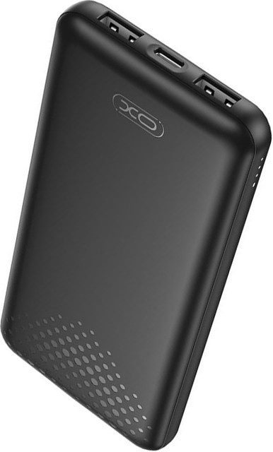 Externer Akku XO Design PB312 in Schwarz mit 10000mAh und 10W Leistung inklusive USB-A und USB-C Anschlüssen - Bild 1