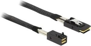 DeLOCK Internes SAS-Kabel 6Gbit/s mit 4x Mini SAS HD SFF-8643 auf SFF-8087, Schwarz, Länge: 1,0 m - Bild 2