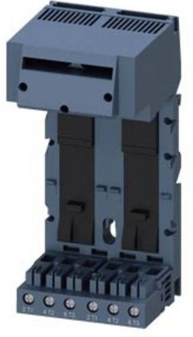 Siemens Erweiterungsblock 3RA6822-0AB in Grau mit einem Einstellbereich von bis zu 63A und einer Schaltspannung von 690 V/AC - Bild 1