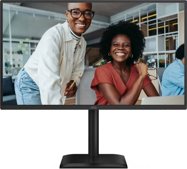 AOC Q27E4U 27 Zoll QHD Monitor mit IPS-Panel, 120 Hz, 2560 x 1440 Pixel, Schwarz - Bild 1